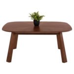 ΤΡΑΠΕΖΙ ΣΑΛΟΝΙΟΥ RINER HM9738 MDF ΜΕ ΚΑΠΛΑΜΑ ΚΑΡΥΔΙΑΣ 100x100x45Yεκ. - Image 3