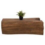 ΤΡΑΠΕΖΙ ΣΑΛΟΝΙΟΥ TORANKU HM9796 ΜΑΣΙΦ ΚΟΡΜΟΣ ΤΕΑΚ ΣΕ ΦΥΣΙΚΟ - Image 4