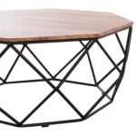 ΤΡΑΠΕΖΙ ΣΑΛΟΝΙΟΥ DRAKE ΜΕ ΞΥΛΟ ΑΚΑΚΙΑΣ HM8777.11 Φ82x40 εκ. - Image 3