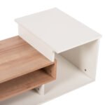 ΤΡΑΠΕΖΙ ΣΑΛΟΝΙΟΥ ΜΕΛΑΜΙΝΗΣ ROSAMUND ΛΕΥΚΟ ΦΥΣΙΚΟ HM8868.11 90x50x24,5-35Yεκ. - Image 5