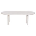 ΤΡΑΠΕΖΙ ΣΑΛΟΝΙΟΥ ΟΒΑΛ HONKY HM9691 ΜΑΣΙΦ ΞΥΛΟ MANGO ΣΕ ΛΕΥΚΟ 120x60x40Yεκ. - Image 4