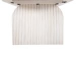 ΤΡΑΠΕΖΙ ΣΑΛΟΝΙΟΥ ΟΒΑΛ HONKY HM9691 ΜΑΣΙΦ ΞΥΛΟ MANGO ΣΕ ΛΕΥΚΟ 120x60x40Yεκ. - Image 6