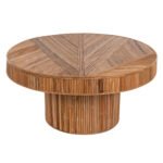 ΤΡΑΠΕΖΙ ΣΑΛΟΝΙΟΥ GATSBY ΣΤΡΟΓΓΥΛΟ HM9651 RATTAN ΧΡΩΜΑ ΦΥΣΙΚΟ Φ100x50Y εκ. - Image 3