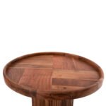 ΤΡΑΠΕΖΙ ΣΑΛΟΝΙΟΥ ΣΤΡΟΓΓΥΛΟ RAJJEH HM9693 ΜΑΣΙΦ ΑΚΑΚΙΑ ΦΥΣΙΚΟ ΧΡΩΜΑ Φ60x45Υεκ. - Image 6