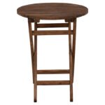 ΤΡΑΠΕΖΙ ΣΚΗΝΟΘΕΤH ΛΗΜΝΟΣ Φ60Χ76Υ ΜΑΣΙΦ ΟΞΙΑ ΕΜΠOΤΙΣΜΟΣ ΚΑΡΥΔΙ HM5653.01 - Image 4