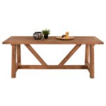 ΤΡΑΠΕΖΙ ΤΡΑΠΕΖΑΡΙΑΣ HM7922 PLUTON RECYCLED TEAK ΣΕ ΦΥΣΙΚΟ ΧΡΩΜΑ 200X100X75Yεκ. - Image 3