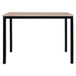 ΤΡΑΠΕΖΙ ΤΡΑΠΕΖΑΡΙΑΣ PANYA HM8332, 110X70Χ76 SONOMA, ΜΑΥΡΑ ΠΟΔΙΑ - Image 3