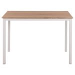 ΤΡΑΠΕΖΙ ΤΡΑΠΕΖΑΡΙΑΣ PANYA HM8332.02, 110X70Χ76, SONOMA, ΛΕΥΚΑ ΠΟΔΙΑ - Image 3