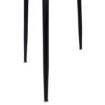 ΤΡΑΠΕΖΙ ΤΡΑΠΕΖΑΡΙΑΣ PALOMA HM8335.01, 70Χ70X76.5, SONOMA, ΜΑΥΡΑ ΠΟΔΙΑ - Image 6