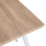 ΤΡΑΠΕΖΙ ΤΡΑΠΕΖΑΡΙΑΣ PALOMA HM8335.02, 70Χ70X76,5, SONOMA, ΛΕΥΚΑ ΠΟΔΙΑ - Image 4