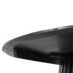 ΤΡΑΠΕΖΙ ΤΡΑΠΕΖΑΡΙΑΣ FRANTZ HM9457.12 ΜΑΣΙΦ MINDI ΞΥΛΟ ΣΕ ΜΑΥΡΟ Φ150x75Υεκ - Image 6