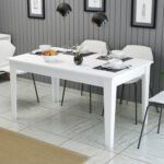 ΤΡΑΠΕΖΙ ΤΡΑΠΕΖΑΡΙΑΣ STANDARD HM9507.06 ΜΕΛΑΜΙΝΗ ΛΕΥΚΗ ΜΕ ΑΠΟΘΗΚ.ΧΩΡΟ 145x88x75Yεκ. - Image 3