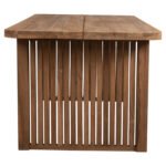 ΤΡΑΠΕΖΙ ΤΡΑΠΕΖΑΡΙΑΣ BONTANG HM9641 ΑΝΑΚΥΚΛΩΜΕΝΟ ΤΕΑΚ-ΦΥΣΙΚΟ ΡΟΥΣΤΙΚ  200x90x76Υεκ. - Image 4