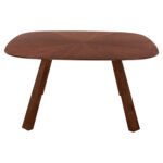 ΤΡΑΠΕΖΙ ΤΡΑΠΕΖΑΡΙΑΣ RINER HM9733 MDF ΜΕ ΚΑΠΛΑΜΑ ΚΑΡΥΔΙΑΣ 150x150x75Υ εκ. - Image 3