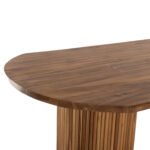 ΤΡΑΠΕΖΙ ΤΡΑΠΕΖΑΡΙΑΣ DREMA HM9893 ΜΑΣΙΦ ΞΥΛΟ ΤΕΑΚ 200Χ110Χ77.5Υεκ. 4εκ.ΕΠΙΦΑΝΕΙΑ - Image 5