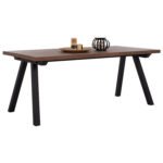 ΤΡΑΠΕΖΙ ΤΡΑΠΕΖΑΡΙΑΣ ARTI HM9305.02 ΚΑΠΛΑΜΑΣ ΚΑΡΥΔΙΑΣ ΡΟΥΣΤΙΚ ΣΤΥΛ 180x90x75 εκ.