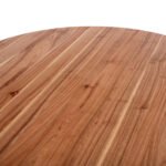 ΤΡΑΠΕΖΙ ΤΡΑΠΕΖΑΡΙΑΣ FRANTZ HM9388.01 ΜΑΣΙΦ ΞΥΛΟ MINDI ΦΥΣΙΚΟ Φ120X78Υ - Image 4