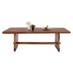 ΤΡΑΠΕΖΙ ΤΡΑΠΕΖΑΡΙΑΣ EGON ΜΑΣΙΦ ΞΥΛΟ SUAR ΠΑΧΟΥΣ 6.5εκ.HM9489 240x120x77Yεκ. - Image 3