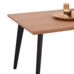 ΤΡΑΠΕΖΙ ΤΡΑΠΕΖΑΡΙΑΣ VALEN HM9301.01 ME ΚΑΠΛΑΜΑ ΑΠΟ ΞΥΛΟ ΔΡΥΟΣ ΣΤΥΛ ΡΟΥΣΤΙΚ 40mm ΠΑΧΟΣ 160x90x75Yεκ. - Image 5