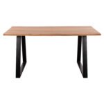 ΤΡΑΠΕΖΙ ΤΡΑΠΕΖΑΡΙΑΣ SOFIA SLIM HM8500.11 ΜΑΣΙΦ ΞΥΛΟ ΑΚΑΚΙΑΣ 160x90x76Υ εκ. - Image 3