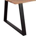 ΤΡΑΠΕΖΙ ΤΡΑΠΕΖΑΡΙΑΣ SOFIA SLIM HM8500.11 ΜΑΣΙΦ ΞΥΛΟ ΑΚΑΚΙΑΣ 160x90x76Υ εκ. - Image 6