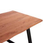 ΤΡΑΠΕΖΙ ΤΡΑΠΕΖΑΡΙΑΣ SOFIA SLIM HM8501.11 ΑΠΟ ΜΑΣΙΦ ΞΥΛΟ ΑΚΑΚΙΑΣ 200x100x77Υ εκ. - Image 4