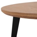 ΤΡΑΠΕΖΙ LAGERT HM9306.01 ΣΤΡΟΓΓΥΛΟ ΜΕ ΚΑΠΛΑΜΑ ΔΡΥΟΣ ΣΕ ΣΤΥΛ ΡΟΥΣΤΙΚ Φ120x75Yεκ. - Image 5