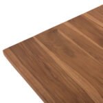 ΤΡΑΠΕΖΙ ΤΡΑΠΕΖΑΡΙΑΣ GUIN HM9463.01 ΤΕΑΚ ΞΥΛΟ ΣΚΑΛΙΣΤΑ ΠΟΔΙΑ 200x100x78Yεκ. - Image 5