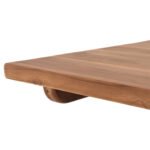 ΤΡΑΠΕΖΙ ΤΡΑΠΕΖΑΡΙΑΣ GUIN HM9463.01 ΤΕΑΚ ΞΥΛΟ ΣΚΑΛΙΣΤΑ ΠΟΔΙΑ 200x100x78Yεκ. - Image 6