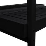 ΞΑΠΛΩΣΤΡΑ ΜΥΚΟΝΟΣ ΕΠΑΓΓΕΛΜ. ΞΥΛΙΝΗ ΔΙΠΛΗ ΜΑΥΡΗ ΜΕ ΟΥΡΑΝΟ 205x167x212Yεκ.HM5428.01 - Image 6