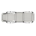 ΞΑΠΛΩΣΤΡΑ ΕΠΑΓΓΕΛΜΑΤΙΚΗ WALDO ΑΛΟΥΜΙΝΙΟΥ HM5071.03 ΛΕΥΚΗ 195x53-60x30 cm - Image 5