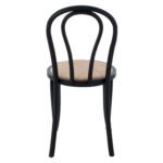 ΞΥΛΙΝΗ ΚΑΡΕΚΛΑ MONTREAL ΤΥΠΟΥ ΒΙΕΝΝΗΣ HM8914.02 ΑΠΟ ΞΥΛΟ ΟΞΙΑΣ ΣΕ ΧΡΩΜΑ ΜΑΥΡΟ 40x40x87Υ εκ. - Image 6