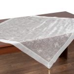 Καρέ (90cm x 90cm) 0001061A Ivory SilkFashion