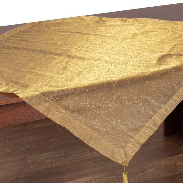 Καρέ (90cm x 90cm) 0001061B Χρυσό SilkFashion