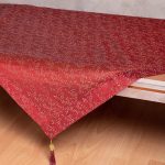 Καρέ (90cm x 90cm) 0001061Β Μπορντώ SilkFashion