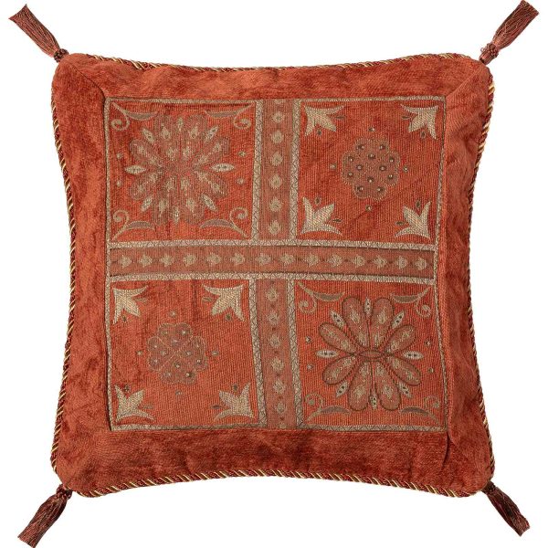 ΜΑΞΙΛΑΡΟΘΗΚΗ (45cm x 45cm) 001κεραμιδί SilkFashion