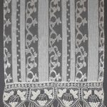 κουρτίνα 014 (90cm x 130cm) λευκό με τιράντα SilkFashion