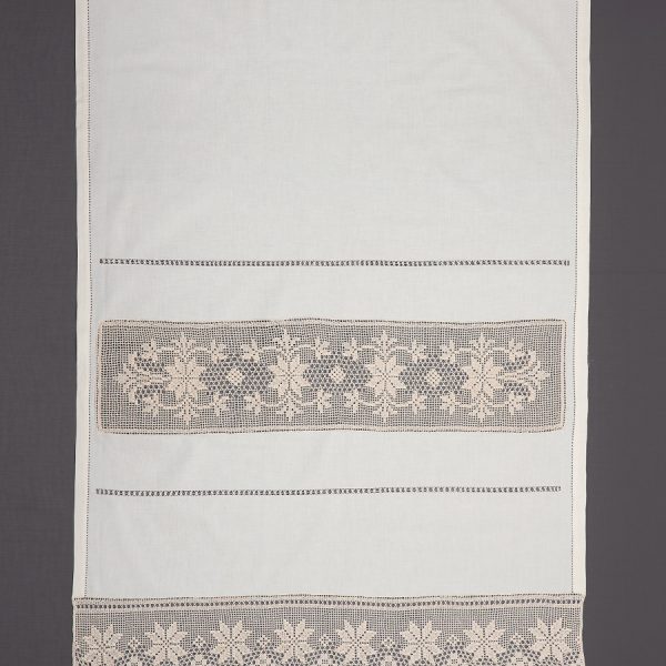 κουρτίνα 021 (50cm x 100cm) ecru με τούνελ SilkFashion