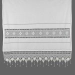 κουρτίνα 027 (40cm x 80cm) λευκό με τούνελ SilkFashion