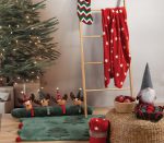 Χριστουγεννιάτικη Κουβέρτα Καναπέ Fleece 110x140 Nef Nef Christmas Starlight Red/Red - Image 5