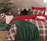 Χριστουγεννιάτικη Κουβέρτα Καναπέ Fleece 130x180 Nef Nef Trees Of Joy - Image 6