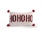 Χριστουγεννιάτικη Μαξιλαροθήκη 30x50 Nef Nef Ho Ho Ho White-Red - Image 2
