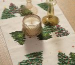 Χριστουγεννιάτικο Runner 33×150 Nef Nef Happy Holiday Beige - Image 3