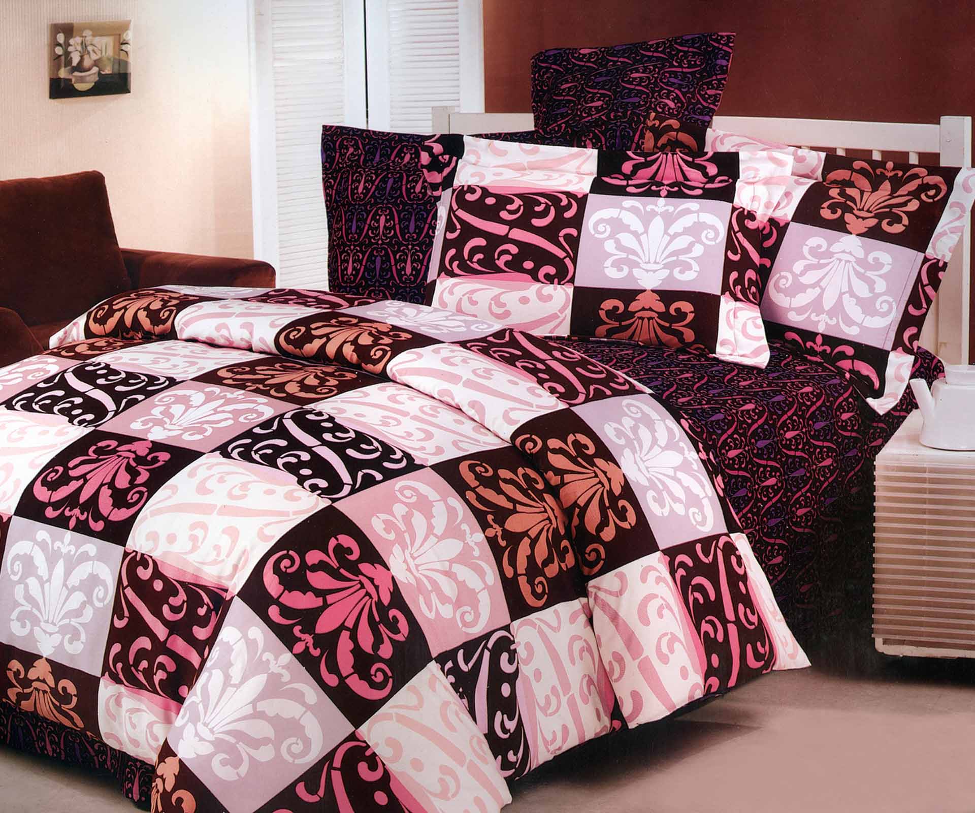 043fanella σεντόνια φανελένια (230cm x 250cm 2x 50cm x 70cm) 043 SilkFashion - Image 1