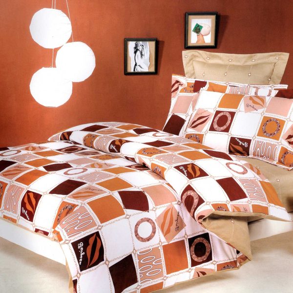 σεντόνια φανελένια (230cm x 250cm 2x 50cm x 70cm)  050 SilkFashion