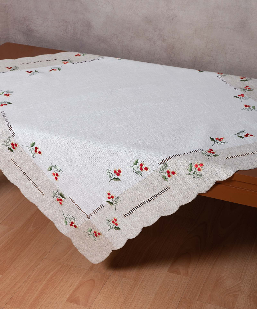 051 Χριστουγεννιάτικο καρέ 051 (90cm x 90cm) SilkFashion - Image 1