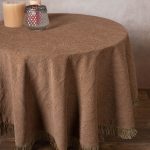 Σενίλ ροτόντα 055 (175cm) κάμελ SilkFashion