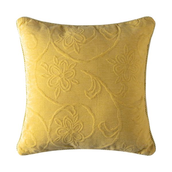 ΜΑΞΙΛΑΡΟΘΗΚΗ (45cm x 45cm)  055 κίτρινο SilkFashion