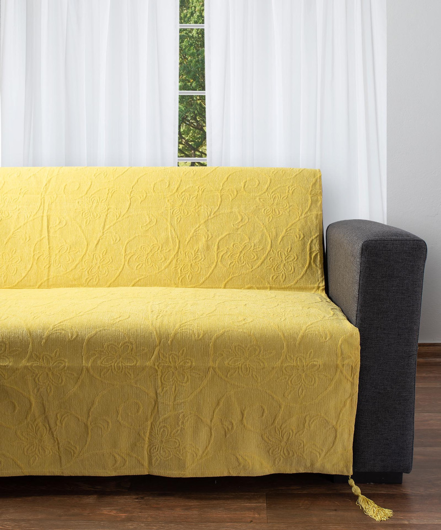 055kitrinoc-3 ΡΙΧΤΑΡΙΑ 055 (180cm x 320cm) ΚΙΤΡΙΝΟ SilkFashion - Image 1