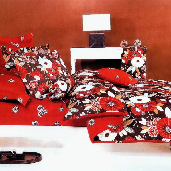 σεντόνια φανελένια (230cm x 250cm 2x 50cm x 70cm)  071 SilkFashion